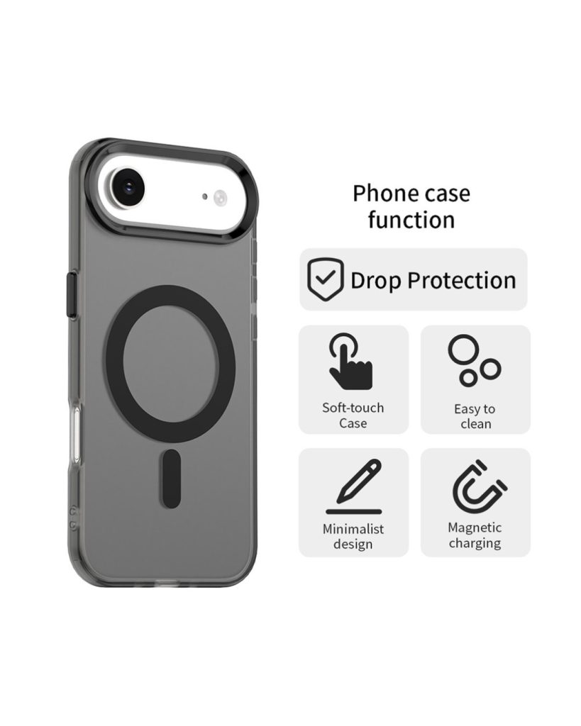 iPhone Air maskica Techsuit Candy MagSafe Black (2)