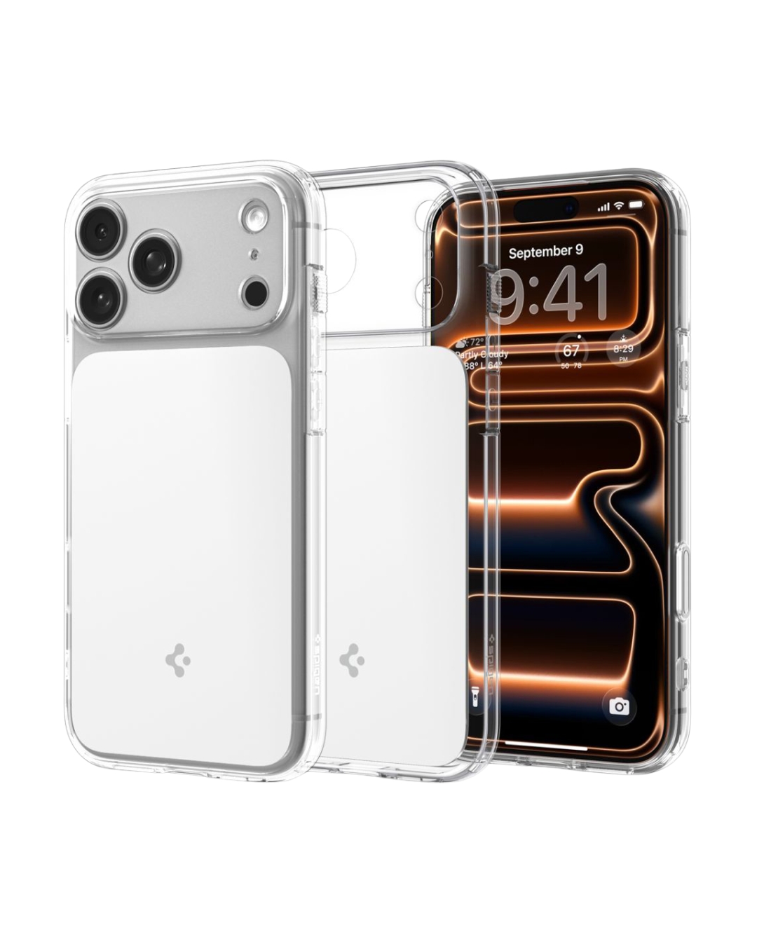 iPhone 17 Pro Max maskica Spigen Ultra Hybrid “T” MagSafe Clear / White Dizajn bez naslova 2026 01 16T113101.305