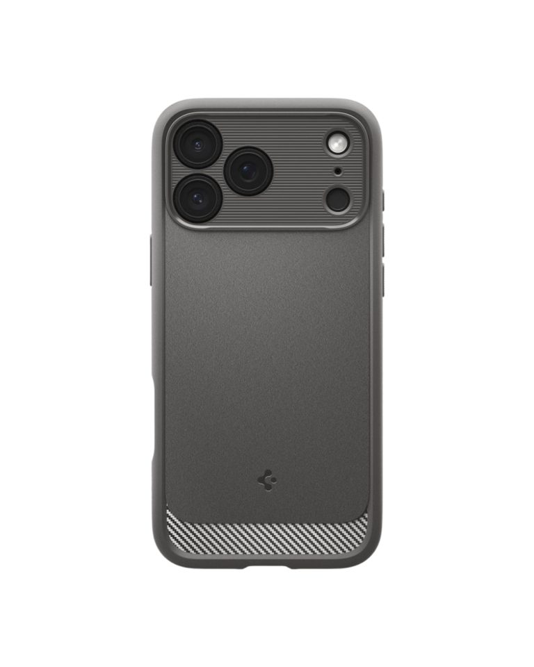 iPhone 17 Pro Max maskica Spigen Rugged Armor MagSafe Grey (1)