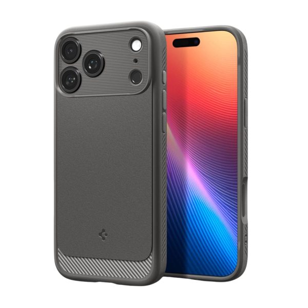 iPhone 17 Pro Max maskica Spigen Rugged Armor MagSafe Grey